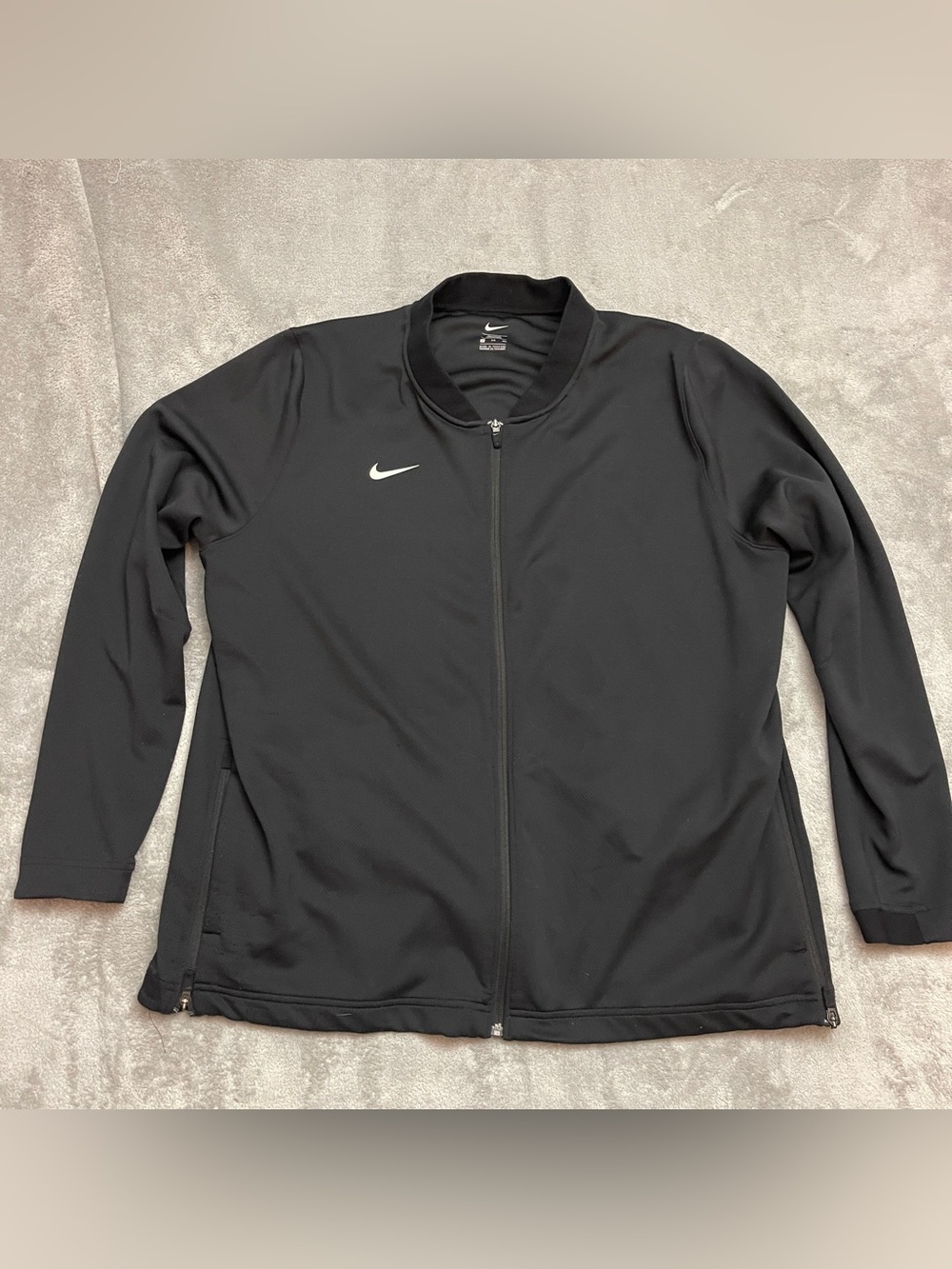Nike Therma Flex Basketball Women’s Full  Zip Black Jacket AT5415-419 3XLT